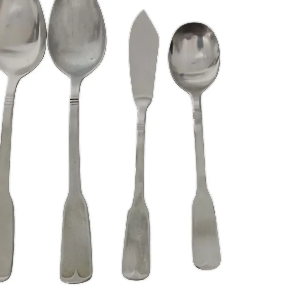 44 Stanley Roberts Flatware SRB 140 Rogers MCM Stainless Steel Mixed Pieces Vtg.